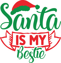 Santa is my bestie