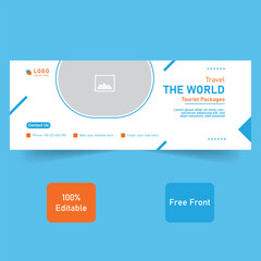 Travel Cover Template  Design 