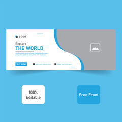 Travel Cover Template  Design 