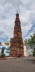 Obraz premium Bell tower of the Cathedral of the Epiphany in Kazan