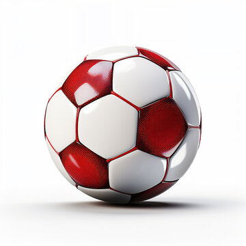 soccer ball isolated on white background.