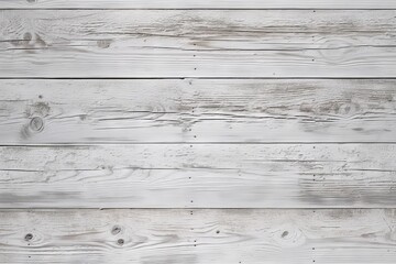 Naklejka premium Weathered charm: a serene white wooden panel background, Generative AI