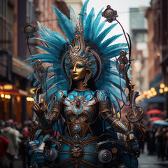 mardi gras confetti carnival mask