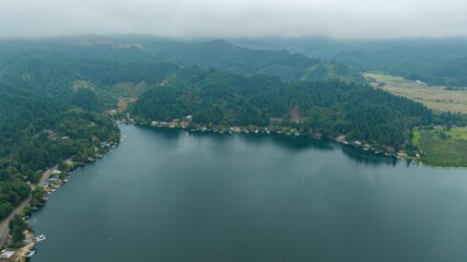 Triangle Lake, Oregon