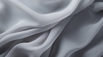 Obraz premium Chiffon view of a white fabric texture