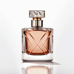 Men's Perfume Bottle Isolated on White Background. Generative ai
