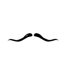 Moustaches symbols and Retro gentleman moustaches