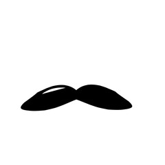 Moustaches symbols and Retro gentleman moustaches