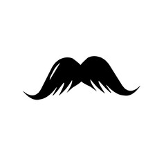 Moustaches symbols and Retro gentleman moustaches