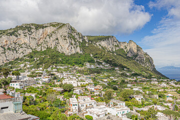 Blick von Capri-Stadt, Italien