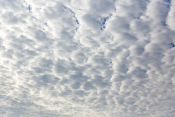 view over the clouds with blur depth of field