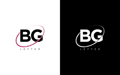 BG GB letter design logo logotype icon concept modern style look vector