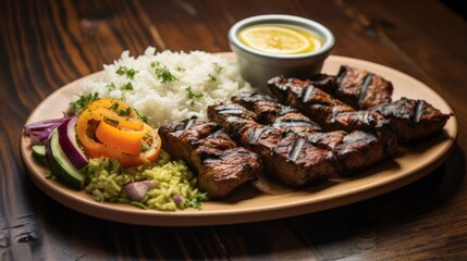 Middle Eastern Grill dish - stock concepts