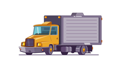 truck vector illustration isolated on white background
