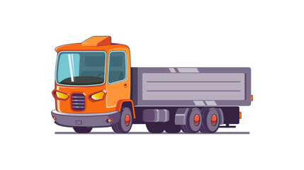 truck vector illustration isolated on white background