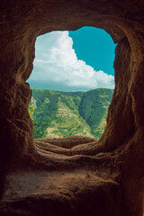 view from the window of the castle
