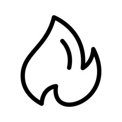 Fire Icon Vector Symbol Design Illustration