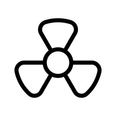 Fototapeta premium Radiation Icon Vector Symbol Design Illustration