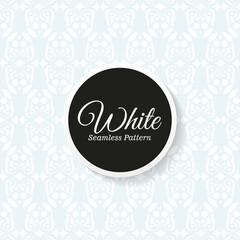 Obraz premium elegant white seamless pattern design