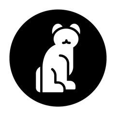 illustration vector graphic of Black Cat best for social media in halloween day or presentation, etc