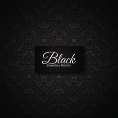 dark ethnic seamless pattern template