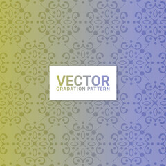 gradation ornament pattern design background