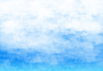 Obraz premium 雲のある青空の風景