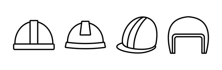 Helmet icon vector. safety helmet icon