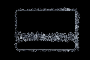 レトロな花模様のデザイン　ジェネレーティブ AI