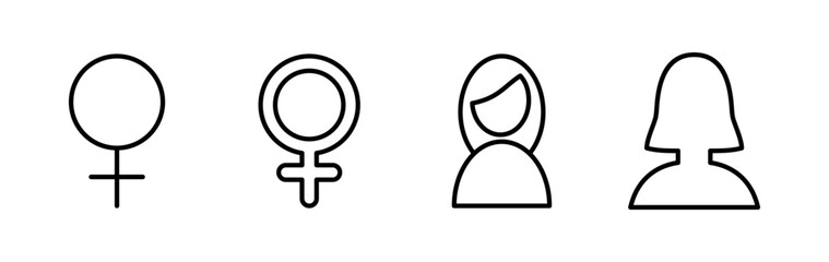 Female icon vector. toilet icon. restroom sign. gender