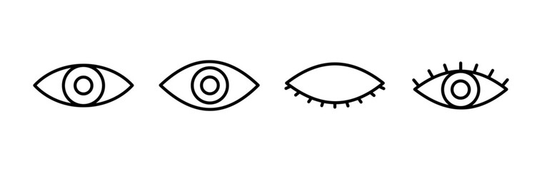 Eye icon. Look and Vision icon. Eye vector icon