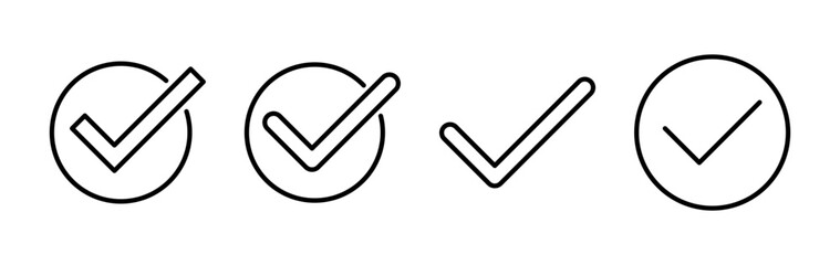 check icon vector. check mark icon. check list button icon.