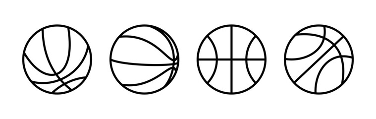 Basketball icon vector. basketball logo vector icon