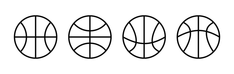 Basketball icon vector. basketball logo vector icon