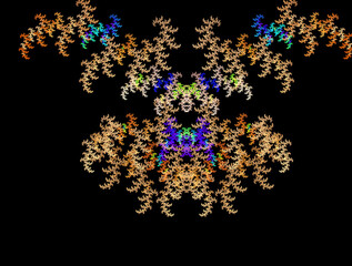 Imaginatory fractal abstract background Image