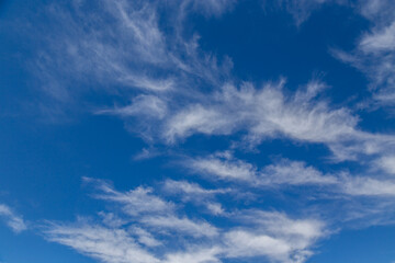 Obraz premium view over the clouds with blur depth of field