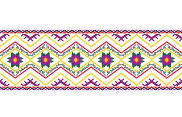 colorful ethnic geometric patterns Vector design for fabric, carpet ,Fabric pattern, tribal, 