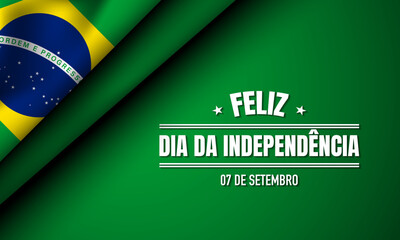 Brazil Independence Day Background Design.