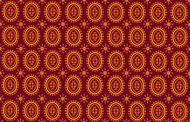 colorful ethnic geometric patterns Vector design. For fabric, rug
