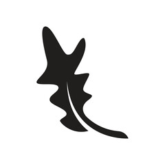 Fototapeta premium Oak leaf Autumn icon