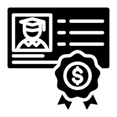 Grant Glyph Icon