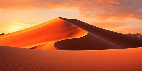 Fototapeta na wymiar Beautiful sunset dunes Namib desert, Sossusvlei, Namibia