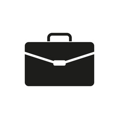 Briefcase icon. Vector illustration. EPS 10.
