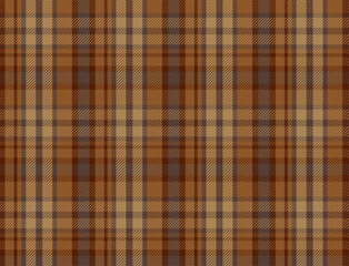 ライトブラウンのタータンチェック柄