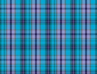 寒色系のタータンチェック柄