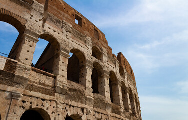 details of the colosseo colosseum