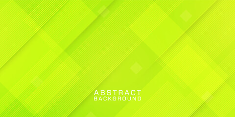 Abstract green papercut simple background template vector with shiny lines and shadow. Green overlap background with simple pattern design. Eps10 vector