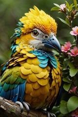 Obraz premium Birds in defferent color