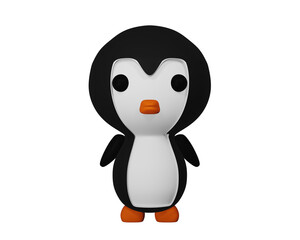 cute 3d penguin