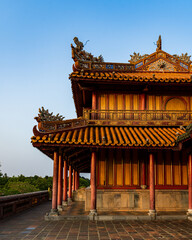 Dai Noi Palace Complex of Hue Monuments. The place that leads to the palaces of kings, is the...